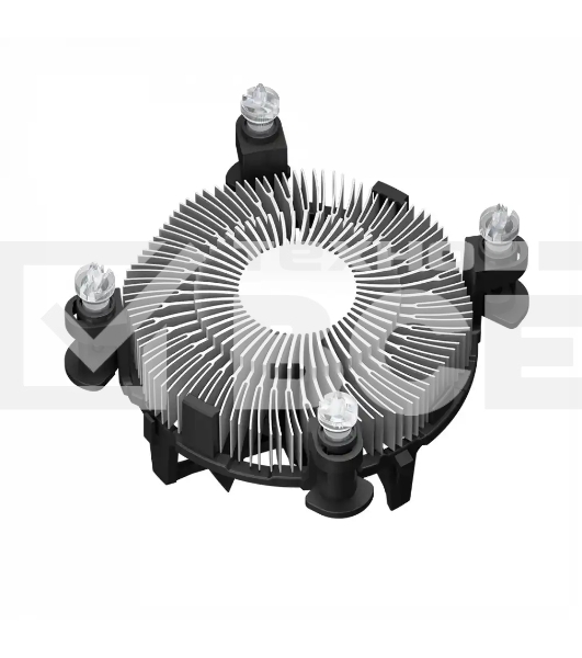 Кулер для процессора PCCooler R94-V2 (65W, 4-pin PWM, 56mm, Al/Cu, -mm, 1x94mm, 34.44CFM, 27.3dBA, 2400RPM, S: 1700/1851, silver, black)