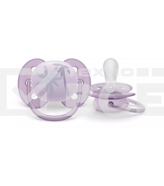 Пустышка Philips Avent ultra soft, пальмы, 0-6 мес., 1 шт.