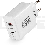 Сетевое зарядное устройство Digma Pro DPW6B 65W 3.25A (PD+QC) 2хUSB-C/USB-A универсальное белый (DPW6B5GX12WH), фото10