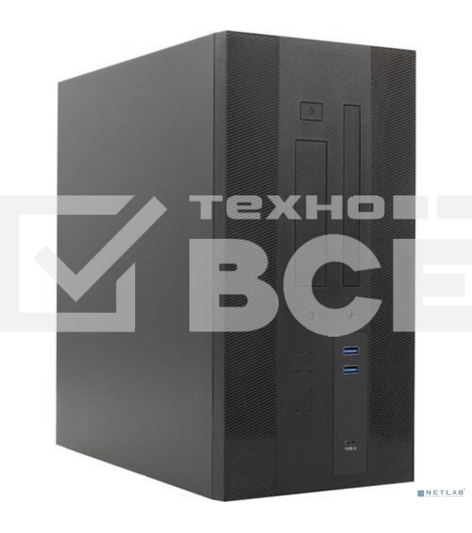 Компьютерный корпус POWERMAN EK303BK PM-450SFX U3.0*2+TypeC+combo Audio POWERMAN 6154288