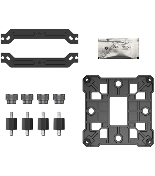 Кулер Cooler ID-Cooling SE-904-XT ARGb BLACK LGA1851/1700/1200/115X/AM5/AM4 (TDP 180W, PWM, 4 тепл.трубки прямого контакта, FAN 100мм, Addressable RGb LED) RET