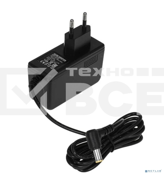 Блок питания Gembird NPA-AC35, 19В/1.3А, 25Вт, 1 штекер 6.5х4.4мм для мониторов LG, черный