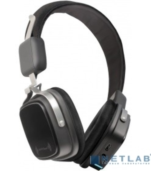 Беспроводные/проводные наушники Ginzzu GM-571BT черный, накладные, Bluetooth + Jack 3.5 мм, до 8 ч