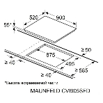 Индукционная варочная панель Maunfeld CVI905SFDGR Inverter, фото12
