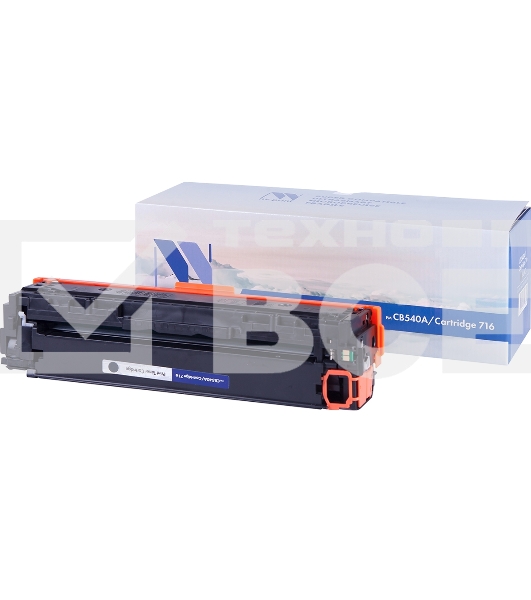 Картридж лазерный NVPrint CB540A/CRG716 для принтеров Color LaserJet CP1215/1515/CM1518 (2200k) черный