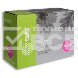 Картридж Cactus CS-D205E черный (10000 стр.) для Samsung ML-3710ND/ML-3712DW/SCX-5639FW/SCX-5637FR