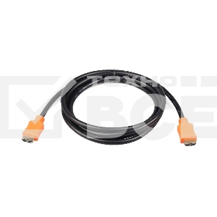 Кабель Cablexpert HDMI CC-HDMI4L-1M, 19M/19M, v2.0, серия Light, позол.разъемы, экран, 1м, черный, пакет