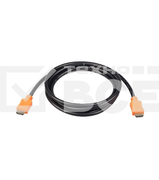 Кабель Cablexpert HDMI CC-HDMI4L-1M, 19M/19M, v2.0, серия Light, позол.разъемы, экран, 1м, черный, пакет