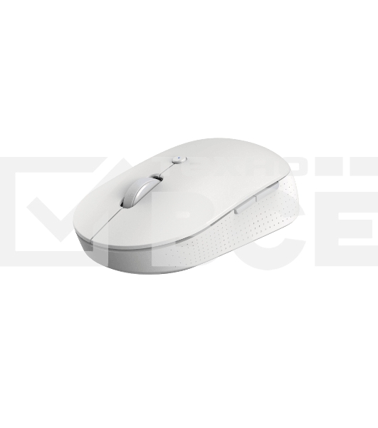 Мышь беспроводная Xiaomi Mi Dual Mode Wireless Mouse Silent Edition белый, 1300 dpi, радиоканал, Bluetooth, USB, кнопки - 5