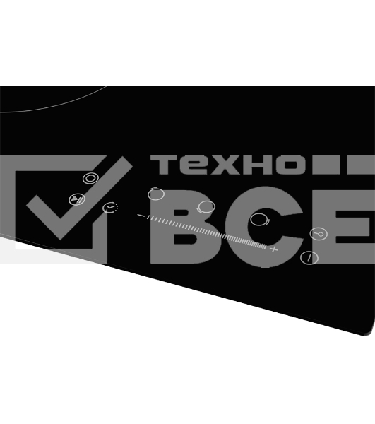 Электрическая варочная поверхность Kuppersberg ECS 402 / ширина 45 см, 3 зоны ускоренного нагрева HI-Light, 1 зона с двойным расширением, сенсорное управление+слайдер, 4 цифровых дисплея, 9 уровней мощности, автоотключение, защита от перелива, защита от д