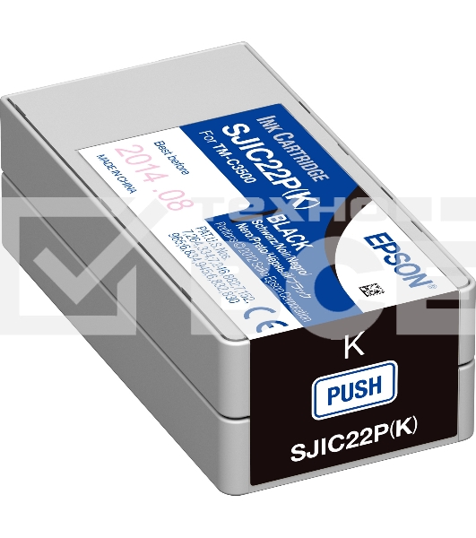 Картридж струйный SJIC22P(K): INK CARTRIDGE FOR TM-C3500 черный
