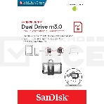 Флеш диск 64GB SanDisk Ultra Android Dual Drive OTG, m3.0/USB 3.0, Black, фото4
