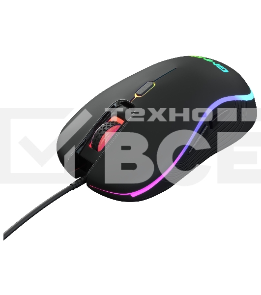 Мышь проводная Oklick GMNG 723GM черный, 3200 dpi, USB, кнопки - 6