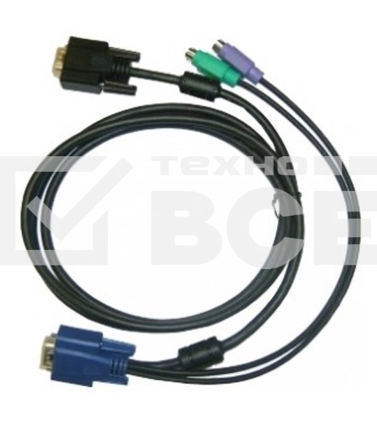 Переключатель D-Link DKVM-IPCB/10 Упаковка 10 кабелей KVM для устройств DKVM-IP1/IP8, длина 1.8м 