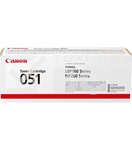 Картридж лазерный CANON 051 BK 1700 стр