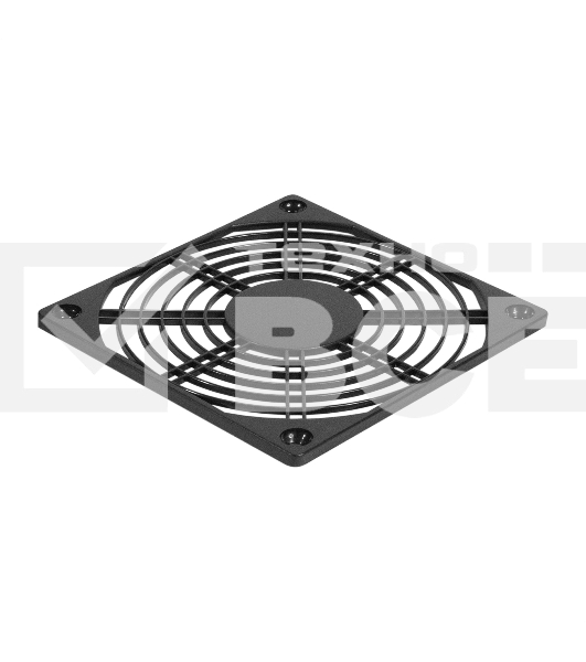 Решетка для вентилятора 120x120 ExeGate EG-120PSB (120x120 мм, пластиковая, квадратная, черная)