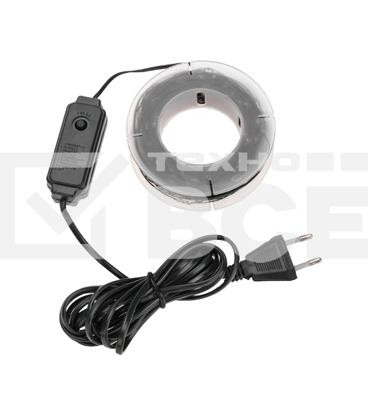 Гирлянда Роса с контроллером 30м, 300LED, IP20, 230В, зеленый провод, белое свечение 
