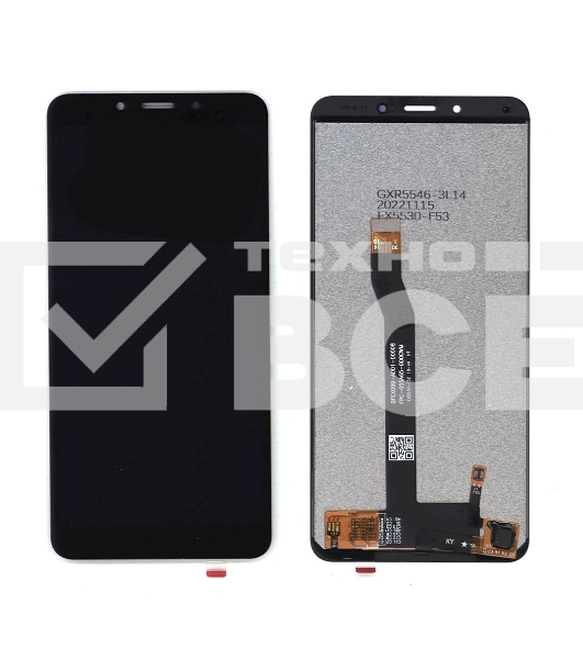 Дисплей для Xiaomi Redmi 6, Redmi 6A в сборе с тачскрином (copy) черный