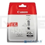 Картридж струйный Canon PGI-450XLPGBK (6434B001) пигментный черный, 22мл (500 стр.), для PIXMA iP7240/MG6340/MG5440, фото2