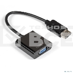 Кабель-переходник Exegate EX284910RUS  DisplayPort-VGA ExeGate EX-DPM-VGAF-0.15 (20M/15F, 0,15м), фото2