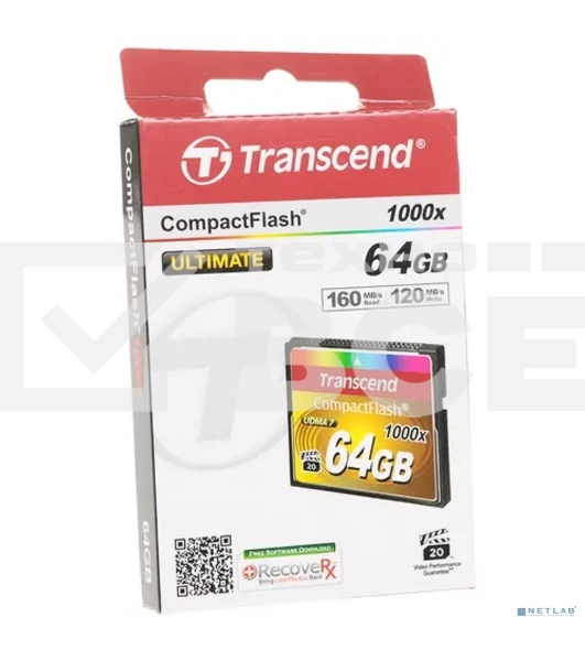 Флеш карта CF 64Gb Transcend TS64GCF1000 (1000X) 