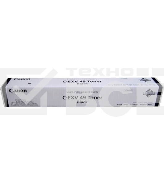 Картридж лазерный Canon C-EXV49BK (8524B002) черный (36 000 стр) для Canon imageRUNNER ADVANCE серий C3300, C3500, DX C3700, DX C3800