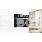 Компактный духовой шкаф-пароварка, черный, 14 режимов + комбинированные режимы, функция приготовление на пару 100%, 4-слойное остекление, 3 цветных текстовых TFT-дисплея 2,5' с сенсорным управлением, ControlRing, функции HomeConnect: удаленная диагностика, контроль и мониторинг, LED-освещение, меню Assist, PerfectBake, термощуп PerfectRoast, самоочистка EcoClean, фото 1