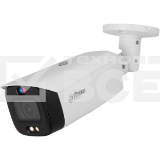 Уличная цилиндрическая IP-видеокамера TiOC DAHUA DH-IPC-HFW3449T1P-ZAS-PV-S5 с ИИ и активным сдерживанием 4Мп, 1/2.7” CMOS, моторизованный объектив 2.7~13,5мм (5x), видеоаналитика, ИК 50м, LED 40м