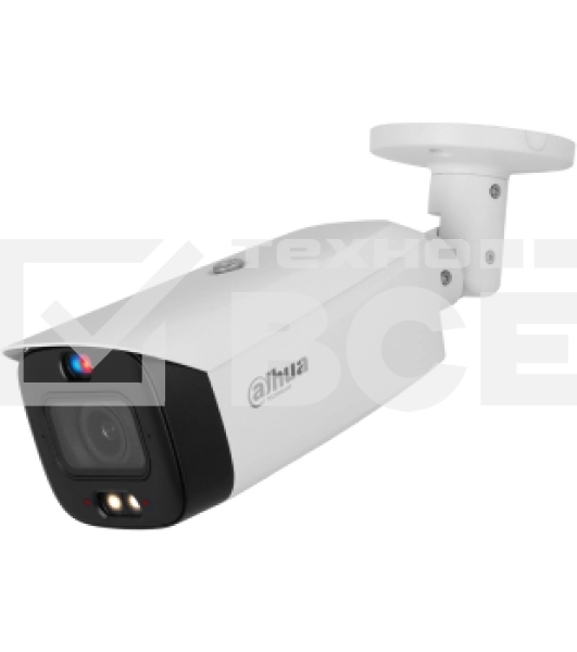 Уличная цилиндрическая IP-видеокамера TiOC DAHUA DH-IPC-HFW3449T1P-ZAS-PV-S5 с ИИ и активным сдерживанием 4Мп, 1/2.7” CMOS, моторизованный объектив 2.7~13,5мм (5x), видеоаналитика, ИК 50м, LED 40м