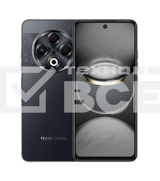 Смартфон Tecno SPARK 30, 8/128Gb, черный