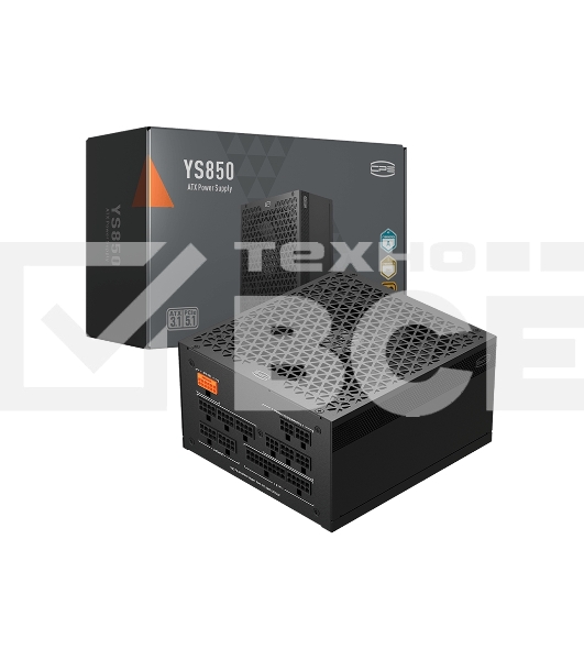 Блок питания  PCCooler P5-YS850-G1F, 850Вт, 80 PLUS Gold, 135мм, модульный, черный