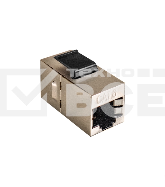 Модуль проходной ExeGate CP45-KJ-SH-C5e (RJ45-RJ45 формата Keystone Jack, Кат.5e, экранированный)