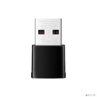 Сверхкомпактный USB-адаптер Mercusys MA12N с поддержкой Wi-Fi N300