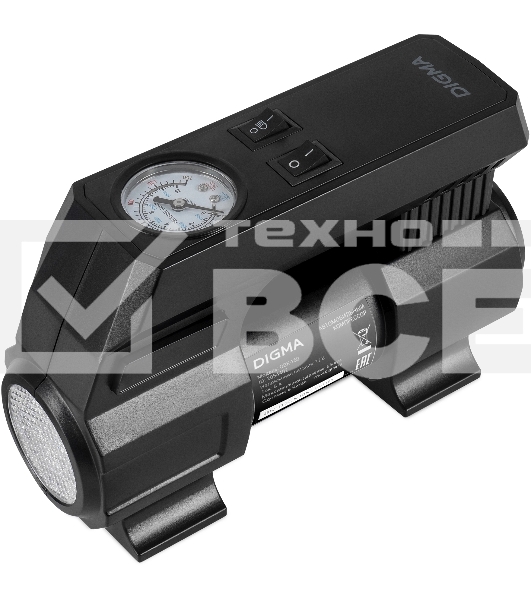 Автомобильный компрессор Digma QBK-150 шланг 0.6м