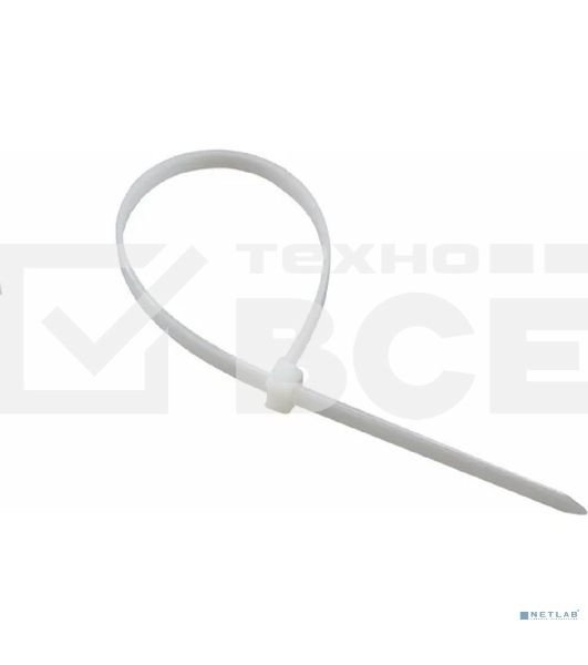 Хомут-стяжка кабельная нейлоновая Rexant 700 x 9,0 мм, белая, упаковка 100 шт.