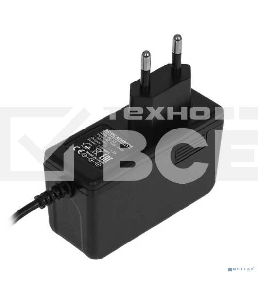 Блок питания Gembird NPA-AC35, 19В/1.3А, 25Вт, 1 штекер 6.5х4.4мм для мониторов LG, черный