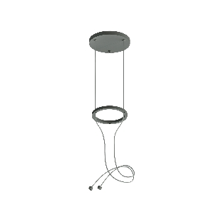 Крепеж подвесной A9205 BK черный D120*1200mm