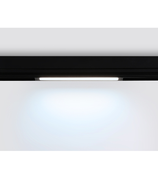 Управляемый светодиодный светильник для шинопровода Magnetic Ambrella light GL1262 BK черный IP20 9W 3000K-6400K 220V 120° 232*25*42 (Без ПДУ)