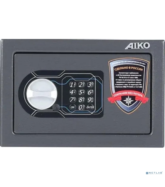 Сейф оружейный AIKO TT-170 EL (Внешние размеры 170x260x230 мм , вес : 3,7 кг) S11299110914