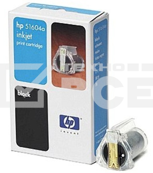 Картридж струйный HP 51604A черный for plain paper