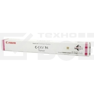 Картридж лазерный CANON C-EXV34 пурпурный (16000 стр.) для Canon IR C2030, C2020, C2025