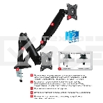 Кронштейн для мониторов Arm Media LCD-T22 черный 15