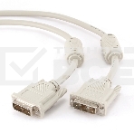 Кабель DVI-D single link Gembird, 3м, 19M/19M экран, феррит.кольца, пакет CC-DVI-10, фото4