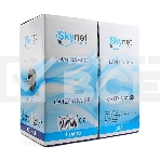 Кабель SkyNet Premium UTPнг-LSZH 4x2x0,51, низкое дымовыделение, нулевое содержание галогенов, медный, FLUKE TEST, кат.5e, однож., 305 м, box, оранжевый, фото2
