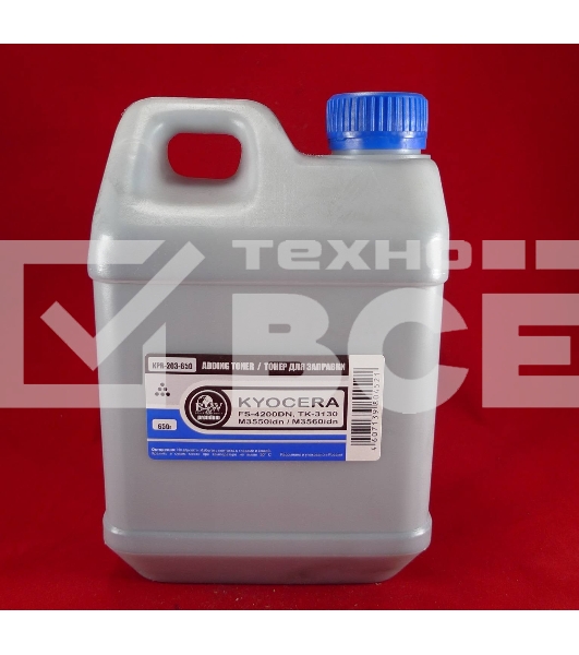 Тонер Kyocera TK-3130, FS-4200DN/4300DN, M3550idn/M3560idn (кан. 650г) B&W Premium (Tomoegawa) фас Россия