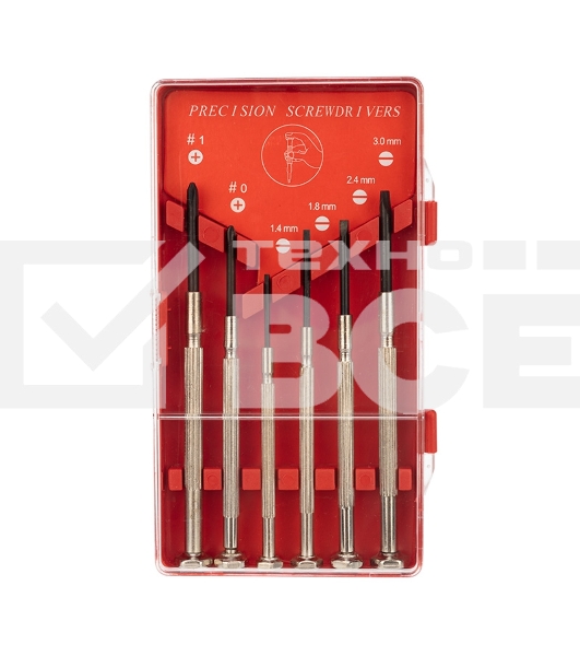Набор часовых отверток (6 предметов) Rexant