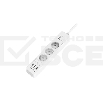 Удлинитель с USB зарядкой Harper UCH-330 White, фото4