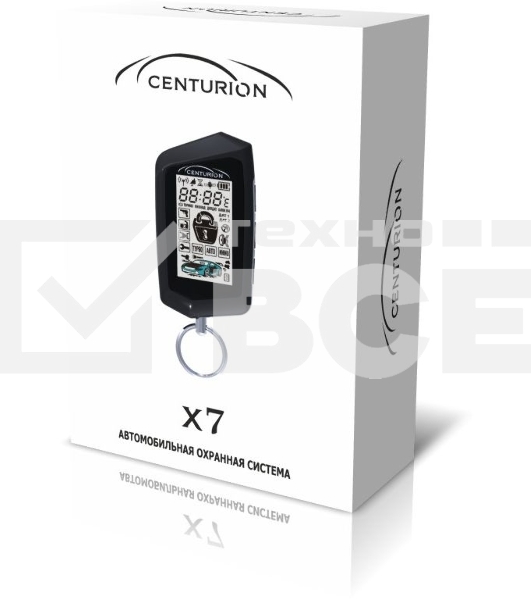 Автосигнализация Centurion X7 с обратной связью брелок с ЖК дисплеем