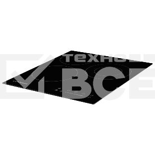 Электрическая варочная поверхность Kuppersberg ECS 402 / ширина 45 см, 3 зоны ускоренного нагрева HI-Light, 1 зона с двойным расширением, сенсорное управление+слайдер, 4 цифровых дисплея, 9 уровней мощности, автоотключение, защита от перелива, защита от д