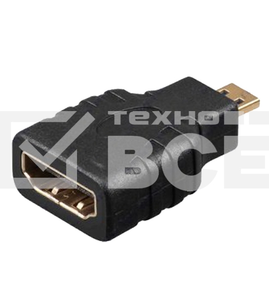 Переходник Rexant (17-6815) ПЕРЕХОДНИК  гн.HDMI - шт.Micro HDMI  GOLD